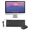 85 Tasten faltbare weiche USB-kabelgebundene Mini-Silikon-Stummtastatur Computerzubehör