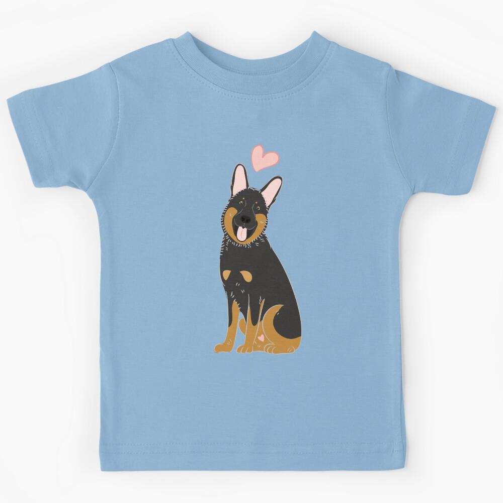 LOVE German Shepherd - Bicolor 3 Kids T-Shirt 170
