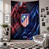 Arazzo da parete dell'Atletico Madrid Decorazione per la casa Tessuto da appendere alla parete per Camera da letto Soggiorno Sfondo