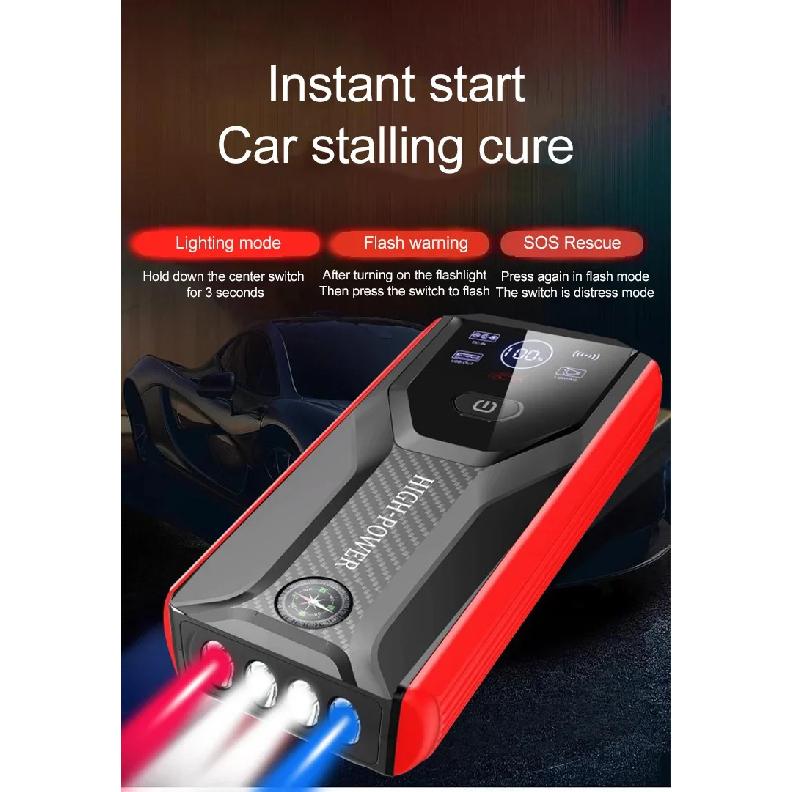 12v Portable Car Jump Starter 28000mAh Automotive Battery Charger Power Bank Booster For Car Starting