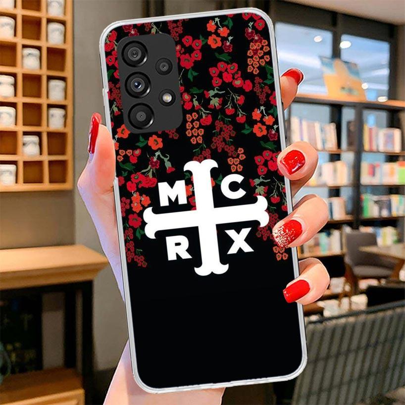 My Chemical Romance MCR Phone Case For Samsung Galaxy A12 A22 A32 A52 A72 A02S Phone Case Note 20 Ultra 10 S10 Plus A51 A71 A50S
