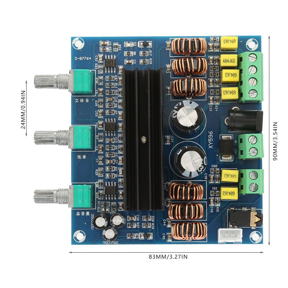 TPA3116D2 2*80W+100W 2.1 Channel Digital Stereo Subwoofer Power Amplifier Board 