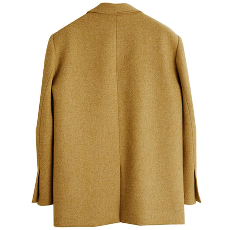 ELLE French Style Melange High-End Silhouette Fashion Design Dress Casual Loose Long Sleeve Jacket Wool Suit Coat Women jackets EX35948