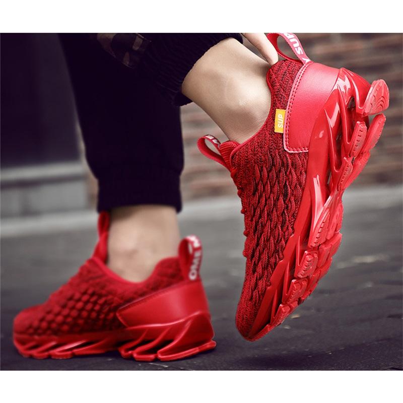 Large Size Men's Shoes Spring And Fall Mesh Popular Men's Tide Shoes Casual Sports Running Breathable Blade Men's Shoes