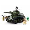 Hot WW2 Soviet Union BT-7 Light Cavalry Tank Building Blocks Bricks Sets Classic Arms Model Kids Toys Gifts