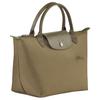 Longchamp Le Pliage Green Printed Logo Recycled Polyamide Dumpling Tote Bag Small Women Tote Bags Artichoke-Green 1621919M04