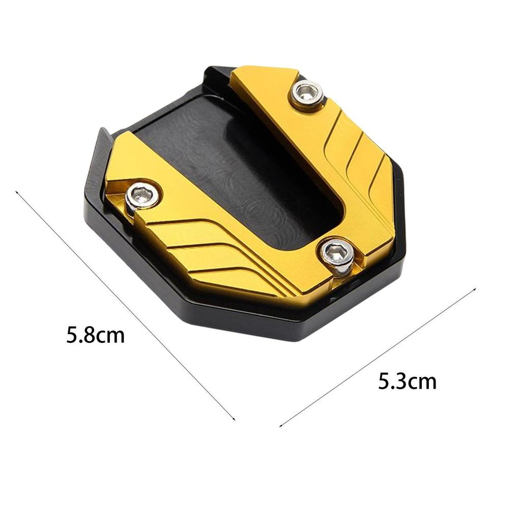 Suport lateral motocicletă Pad de sprijin Universal Durabil Piese de schimb Premium Negru