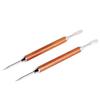 Set da 2 Pezzi Penna per Latte Art a Doppia Estremità Punta in Acciaio Inossidabile Strumento per Disegno su Caffè Uso Domestico