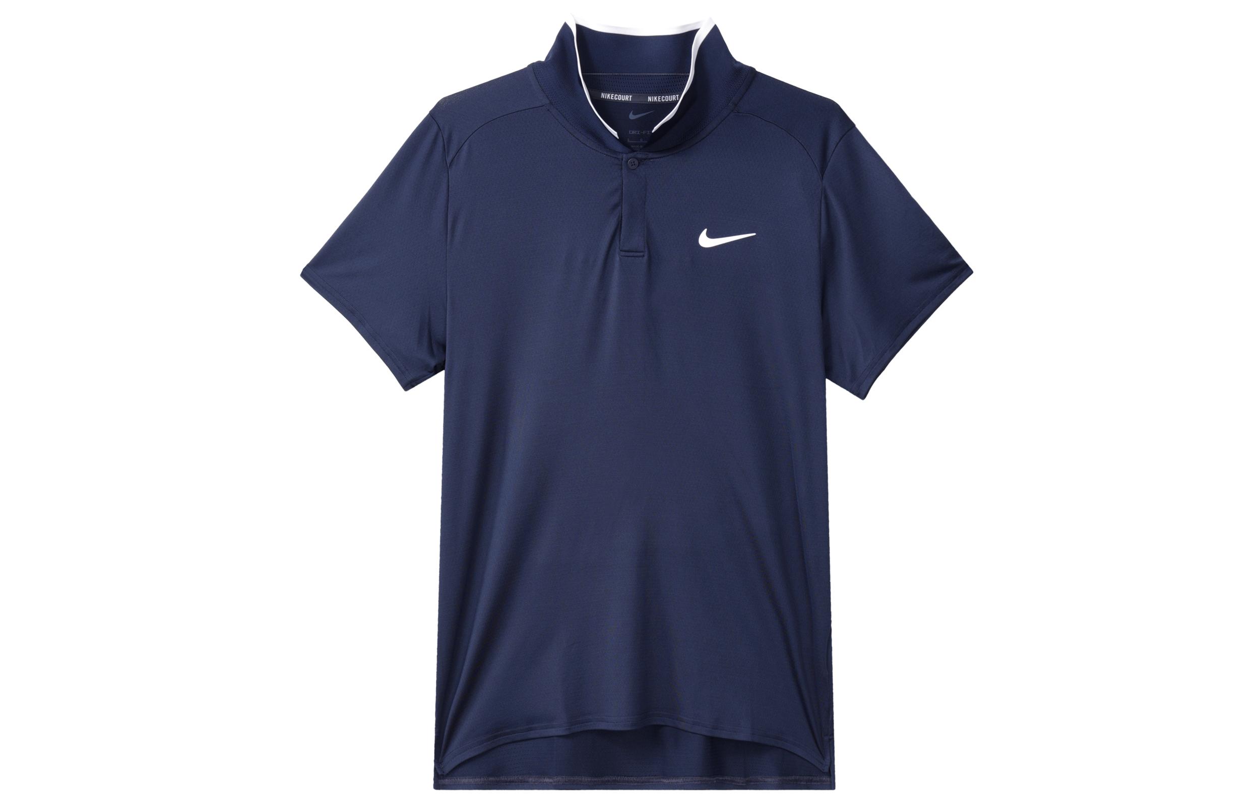 Nike Court Advantage Dri FIT Polo Shirt Men s Obsidian Color FD5318-451 S