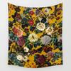 Blumen Wandteppich Wandbehang Mysteriös Romantischer Wandteppich Hintergrund Mandala Haus Wohnzimmer Schlafzimmer Dekor Wandteppich Dekoration