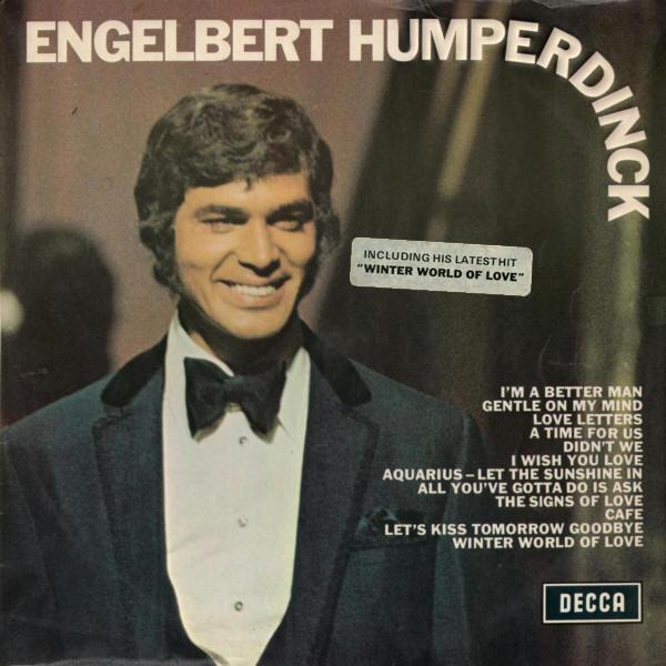 

LP Record ENGELBERT HUMPERDINCK - Engelbert Humperdinck LK5030 Decca 1969 UK Pop Used