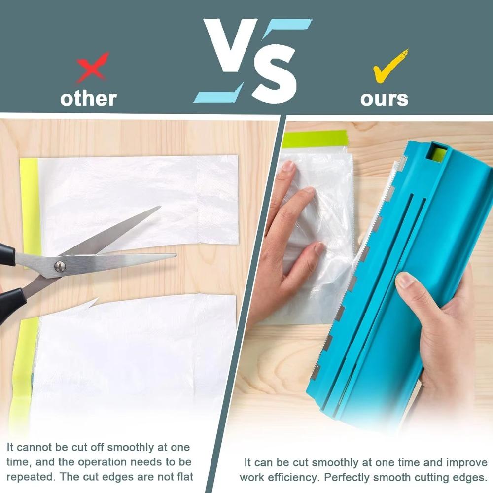 Creative Masking Film Cutting Tool ABS Paint Protection Film Cutter Masking Paper Dispenser