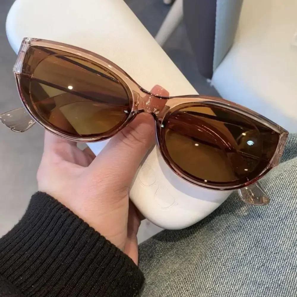 New Arrival Cat Eye Sunglasses Women Oval Glasses Vintage Brand Elliptic Square Sun Glasses for Female Shades Female Eyewear