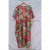 Indyjski Różowy Długi Kaftan z Nadrukiem Paisley Sukienka Kaftan Maxi Damska Sukienka Nocna CKFTN-SCRN-FULL-BUYIT-003