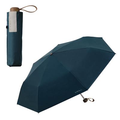 Wpc. SiNCA MINI 53 Navy Parasol (100% Light Blocking, 99.9% UV Protection, UPF 50+, Suitable for Sun and Rain) Folding Umbrella, 53cm, for Men and Wom