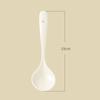 6Pcs Japanese Ceramic Small Soup Spoon, Stoneware Spoon Long Handle Spoon Household Creative Cute Rice Spoon KitchenTableware
