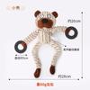 Pet Chewing Animals Donkey Shaped Dog Bite Corduroy Plush Teething Toy for Small Dogs High Quality Pet Training Supplies