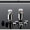 2/4PCS Colorful LED Wheel Valve Lights Motorcycles Bicycles Car Wheel Tire Valve Caps Universal Dustproof Bicycle Valve Cover Valve Stems 1