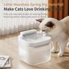 3L Cat Water Fountain Auto Recirculate Filter Anti-Dry Burning Cat Water Dispenser Auto Recirculating Pet Water Flow Drinker