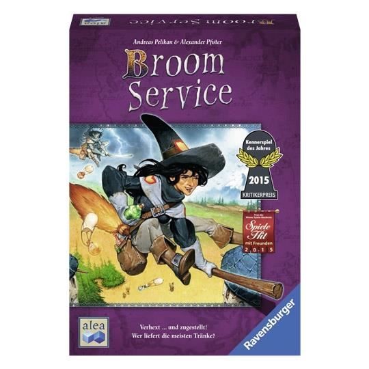 Jeu de société - RAVENSBURGER - Broom Service - 60 cartes - 2 à 5 joueurs - 70 min de jeu