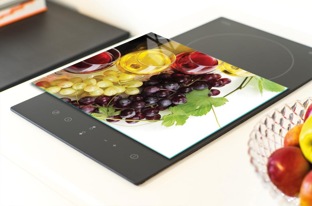 PLANCHE À DÉCOUPER EN VERRE 30x22 VIN