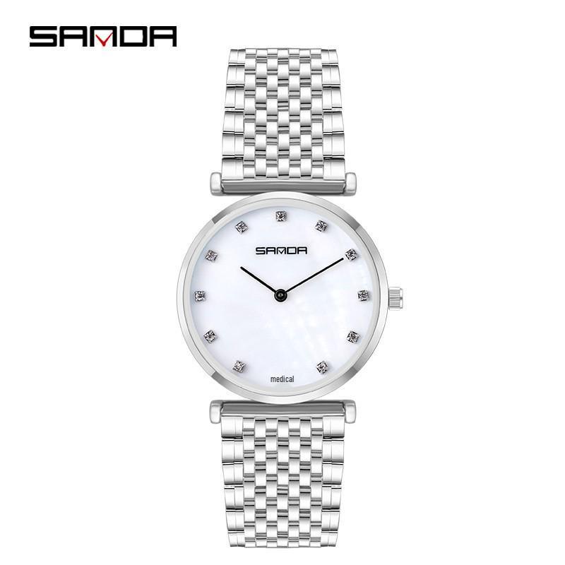Sanda Universal Luxury Quartz Waterproof Watch for Business and Commuting - High-End Couple's Wristwatch