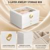 Kipnos 3-Tier Jewelry Organizer Storage Box 1 Piece