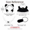 Cat Tail Cotton Doll's Clothes Bow Skirt Plush Doll Clothes 10cm Cotton Doll Clothes  Stuffed Toy