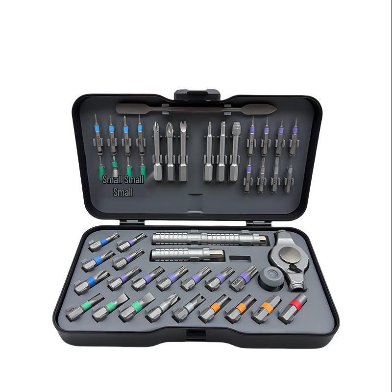 48-in-1 Magnetic Ratchet Screwdriver Set with Hardened S2 Steel Bits