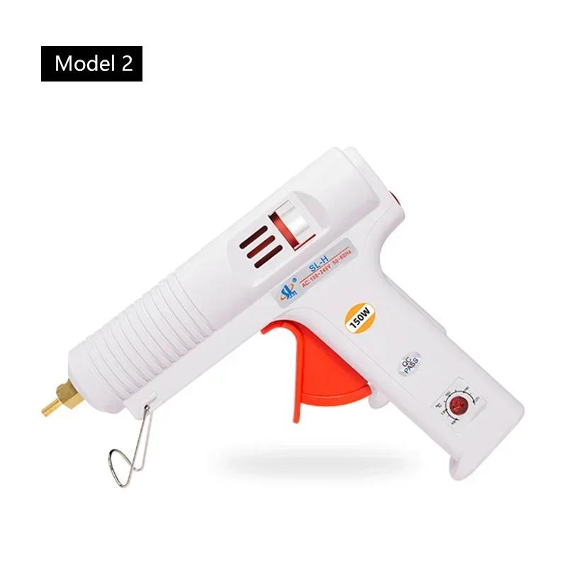1 Pcs 80-150W Hot Melt Glue Gun - Adjustable High Temperature Heat Gun (AC110-240V) for 11mm Glue Sticks & Graft Repair