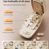 Detachable 2/3/4-in-1 Pill Cutter Box Dust-proof Multi-functional Medicine Cutter Precise Cutting Portable Pill Divider Outdoor