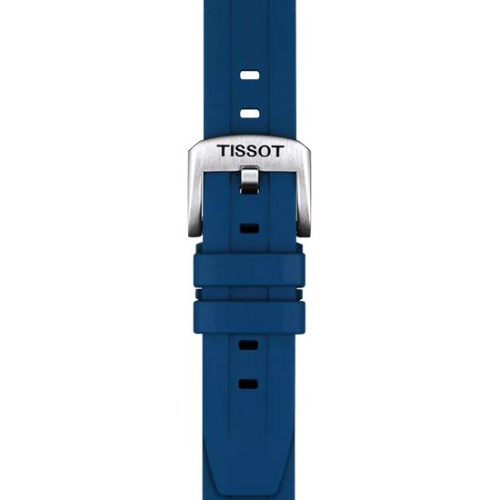 [Tissot] Dark Blue Rubber Strap 20 MM T852.044.837
