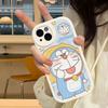 Cute Cartoon-u-Doraemons-t Phone Case For IPhone 16 15 14 13 12 11 Pro Max Plus Leather Shockproof Cover
