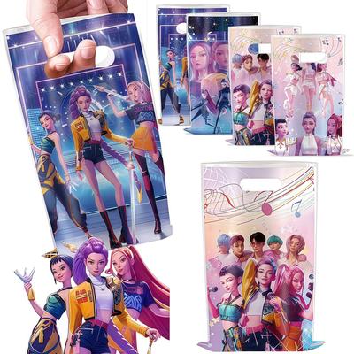 Sacchetto Regalo Festa Demon Hunters Favors per Ragazze Kpop Coreano Anime Sacchetto Dolciumi per Festa di Compleanno Bambini Decorazioni Forniture Festa Baby Shower