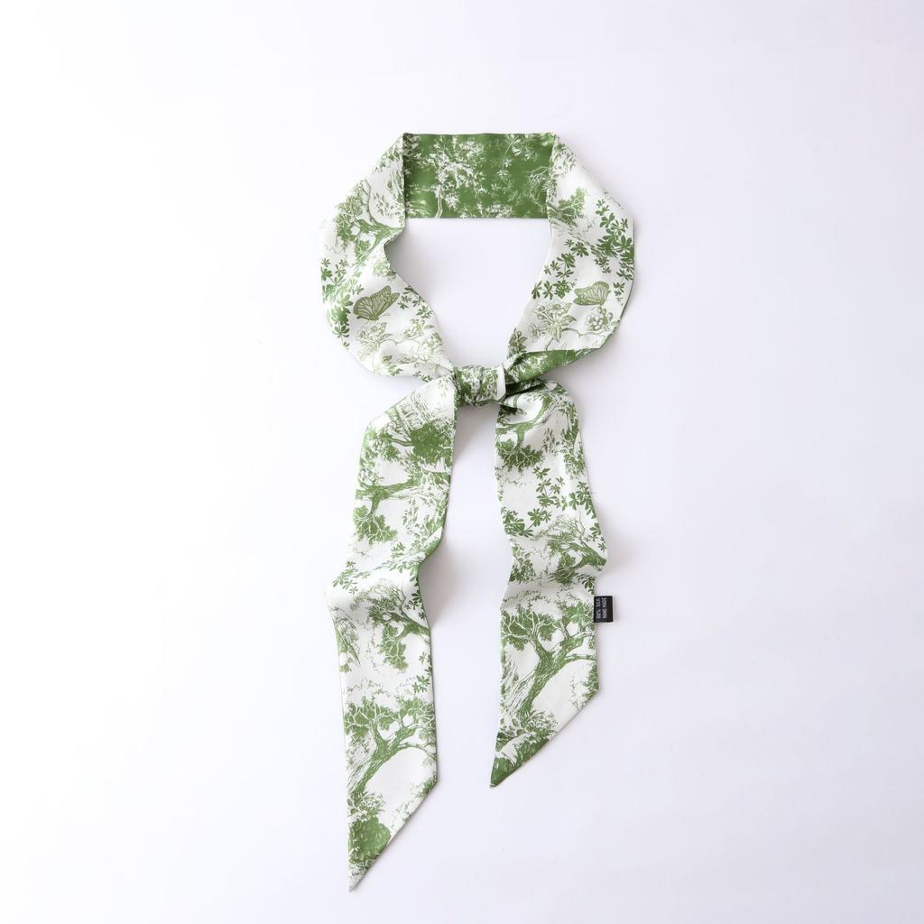 Lenço Skinny 100% Seda de Amora 6*125cm para Mulheres, Lenço Longo de Fita em Sarja de Seda, Lenço Fino para Pescoço e Laço de Cabelo, Cinto Versátil de Primavera Verão e Charme para Bolsa