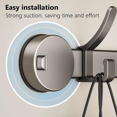 Required Strong Clothes Hook Sucked Type Load-bearing Strong Load-bearing Hooks Door Back Practical Clothes Holder Door Back