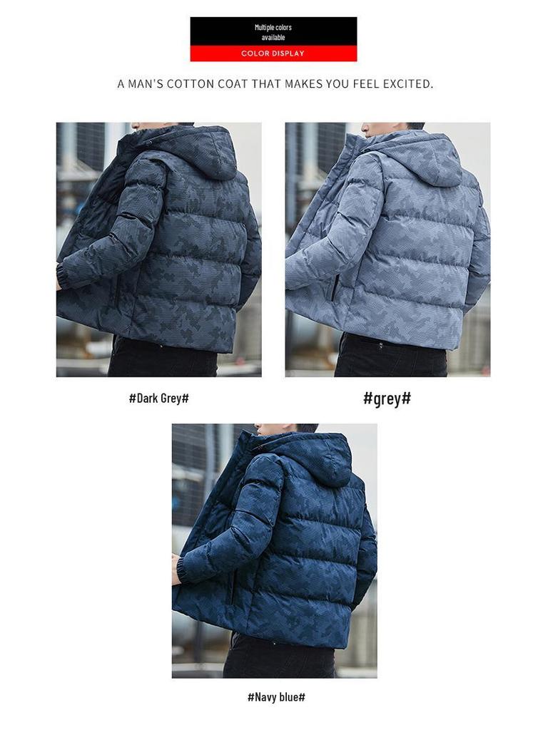 Men's 2025 Thickened Down Cotton Jacket - Autumn/Winter Trend, Warm & Cold-Proof Cotton-Padded Outerwear