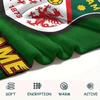 1 Stück Personalisierte Decke mit Wrexham AFC Muster aus Flanell Geeignet für Alle Jahreszeiten für Heimdekoration Wärme und Komfort Geschenke Feiertagsgeschenk