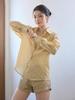 Women's Retro Plaid Loose Fit Shirt - Korean Style Long Sleeve Top for Spring & Autumn Casual Wear