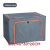 Foldable Storage Bin With Handles For Bedroom Organization And Clothes Closet Use