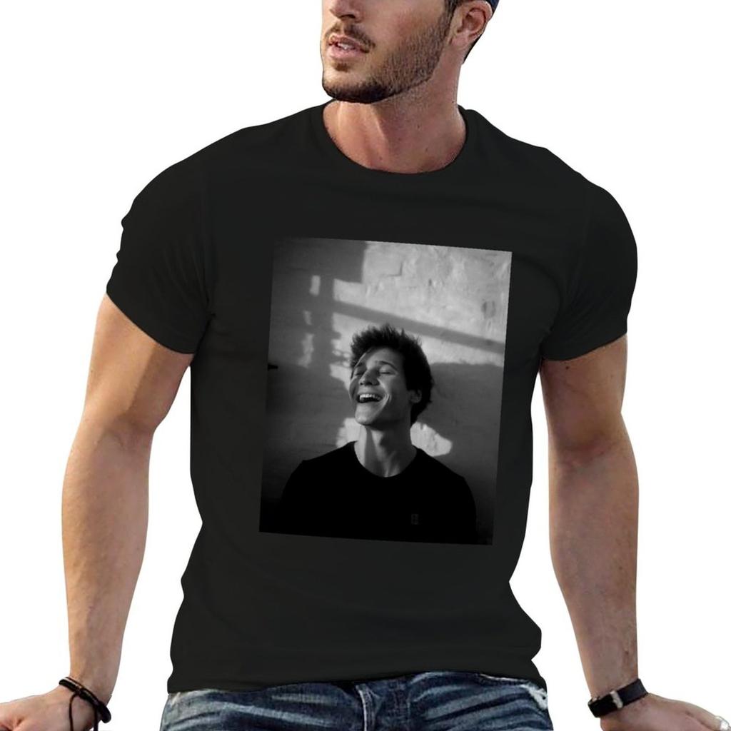 T-shirt Sorriso Wincent Weiss Morbida Cotone Antirestringimento
