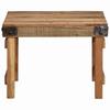 Coffee Table Brown 60 X 55 X 40 Cm Solid Upcycled Wood