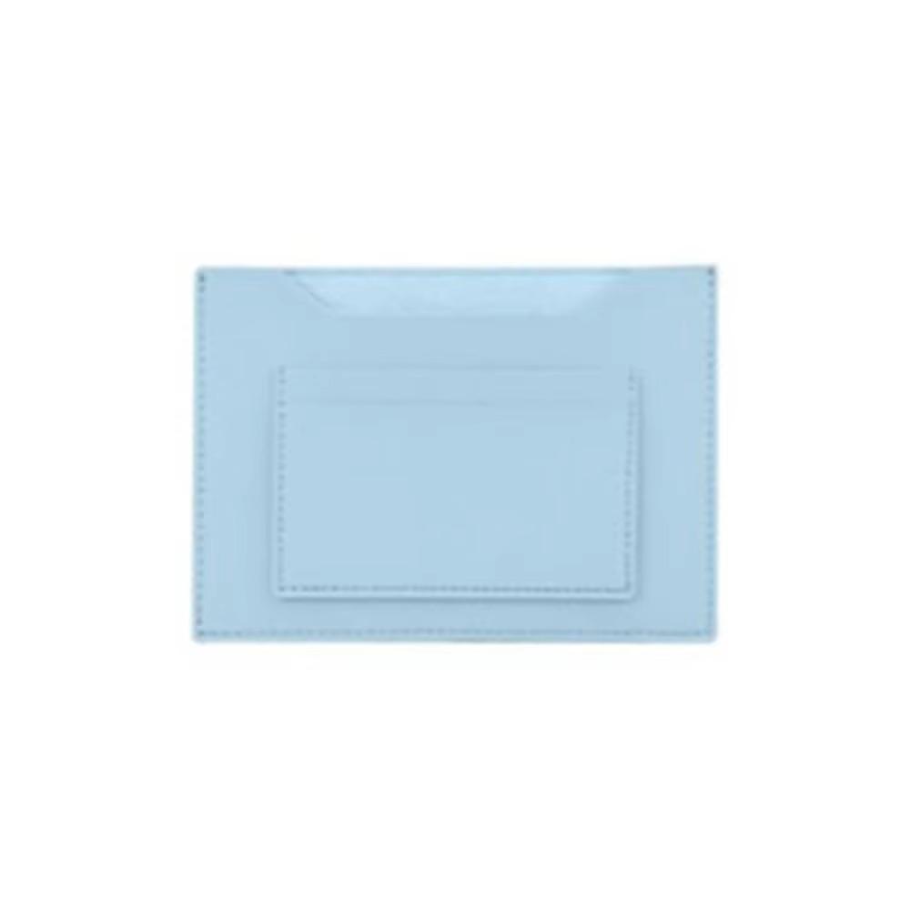 Multifunctional Passport Cover Solid Color Ticket Folder Simple Card Holder Male