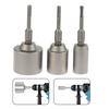 1Pc SDS-Plus T-Post Ground Rod Driver Ground Rod Driver Tool Rotary Hammer Drills Rod Converter Forged Steel Drill Bit