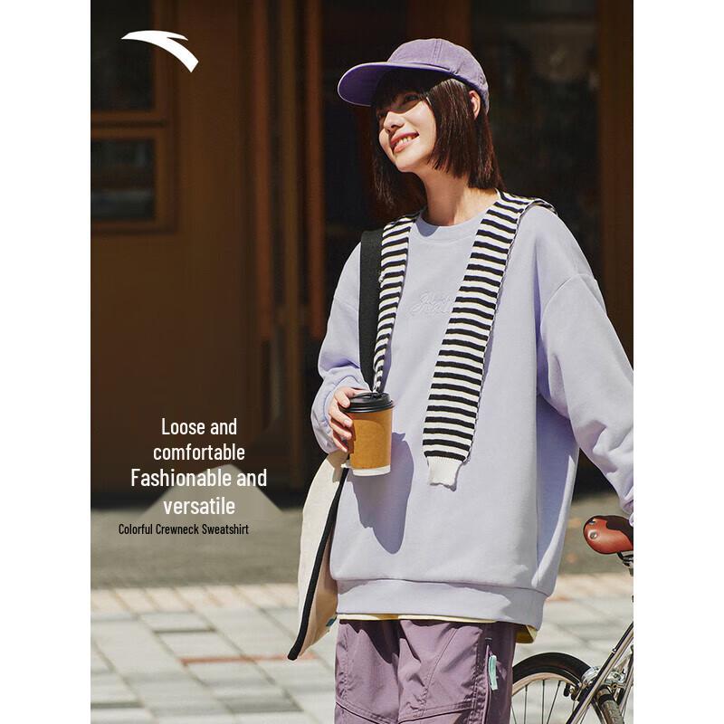 Anta Unisex Crewneck Pullover Sweatshirt