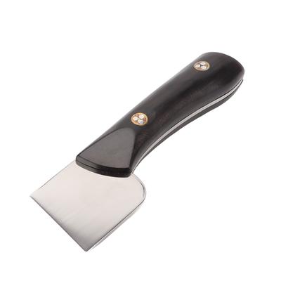 Leather Skiving Knife Powder Steel Sandalwood Wooden Handle DIY Making Leather Edging Tool for
