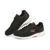 Skechers Go Walk 6 Mesh Fabric Leather Comfortable Sports Shock Absorbing Wear Resistant Breathable Low Top Casual Shoes Men sneakers 216268-BLK