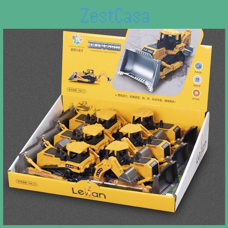 Bulldozer Vehicle Plastic Kid Toy With Inertia Propulsion And Multifunction