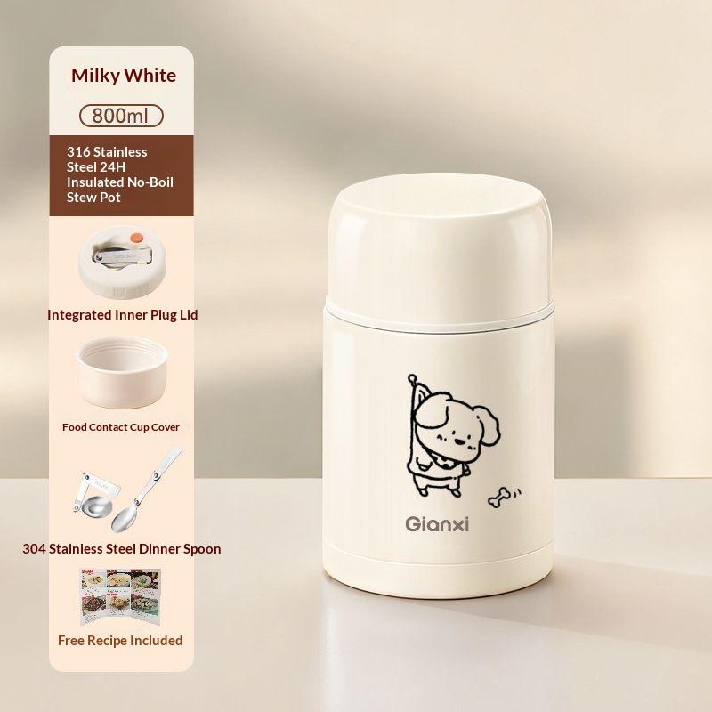 

Gianxi Insulated Lunch Box Braised Congee With Rice 24 Hours Long Stainless Steel Insulated Bucket