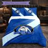Canterbury-Bankstown Bulldogs Fantasia Microfibra Set Biancheria da Letto 3 Pezzi Decorazione Copripiumino Set Per Camera da Letto Uso Domestico